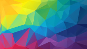 Multi-colored geometric background